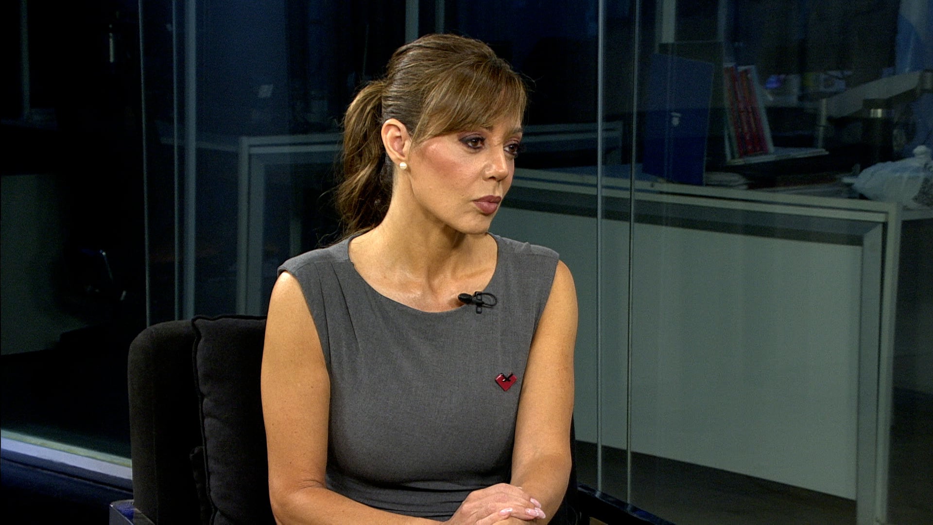 La senadora Flavia Royón