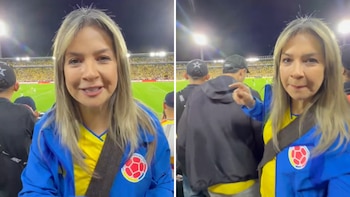 “¡Cepeda, jódete!”: desde el estadio El Campín, Vicky Dávila defendió el uso de la camiseta de la selección Colombia en la política