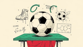 El libro que revela los secretos del fútbol desde distintos ángulos: por qué la pelota no es esférica y el “efecto magnus” de la comba
