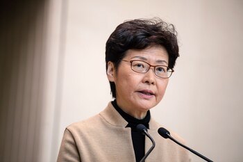 Carrie Lam, jefa del ejecutivo