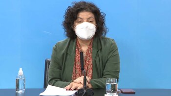 Reporte diario de Carla Vizzotti