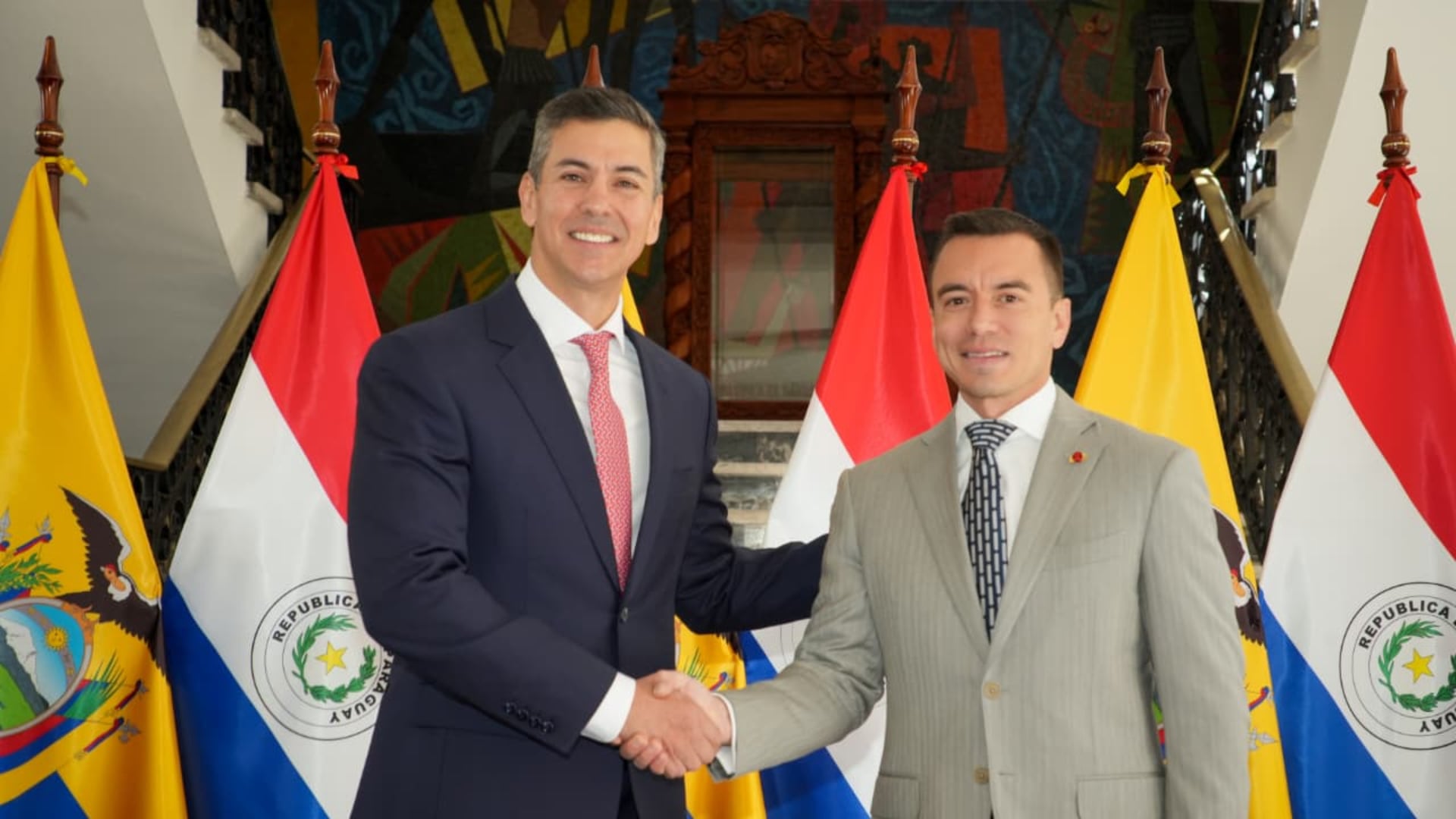 Ecuador y Paraguay firmaron un pacto de extradición para luchar contra el crimen organizado
