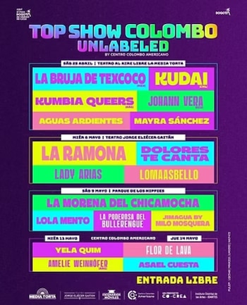 Participarán 18 agrupaciones nacionales e internacionales y más de 150 artistas en escena.