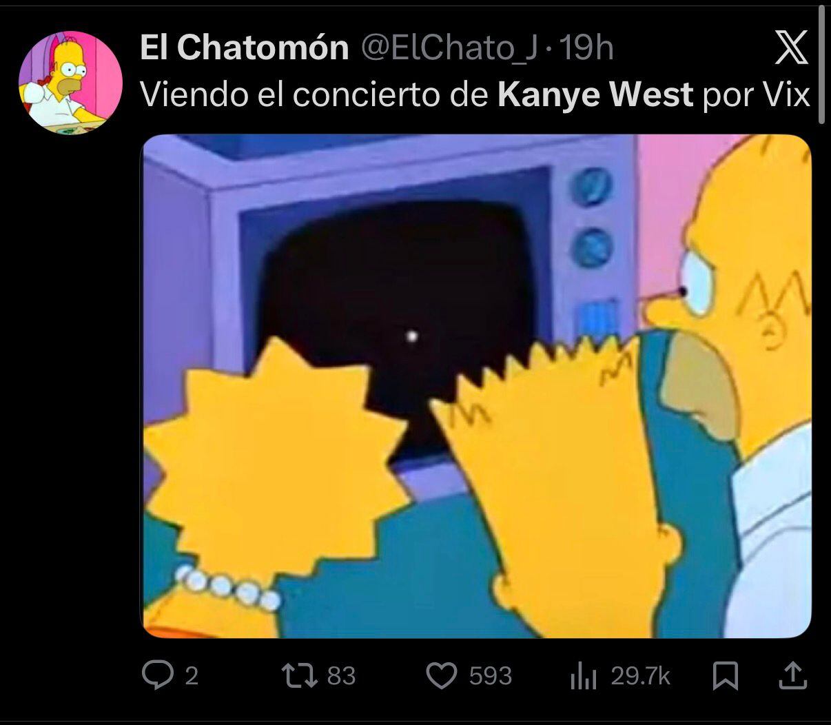 La reacción en redes sociales reflejó la intensidad del evento, con elogios al concierto y críticas técnicas a la transmisión. (captura de pantalla)