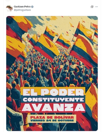 Gustavo Petro convocó a sus