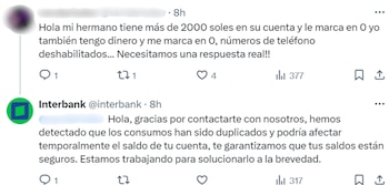 Usuarios mostraron su preocupación por