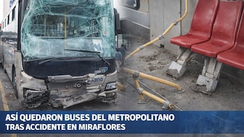 Óxido, tornillos sueltos y pasamanos que se desprenden: El deporable estado de los buses del Metropolitano al descubierto tras choque en Miraflores