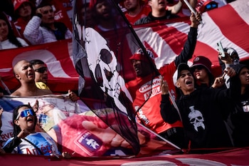 El ingreso de los hinchas del América de Cali fue permitido en el estadio Nemesio Camacho el Campin - crédito Colprensa