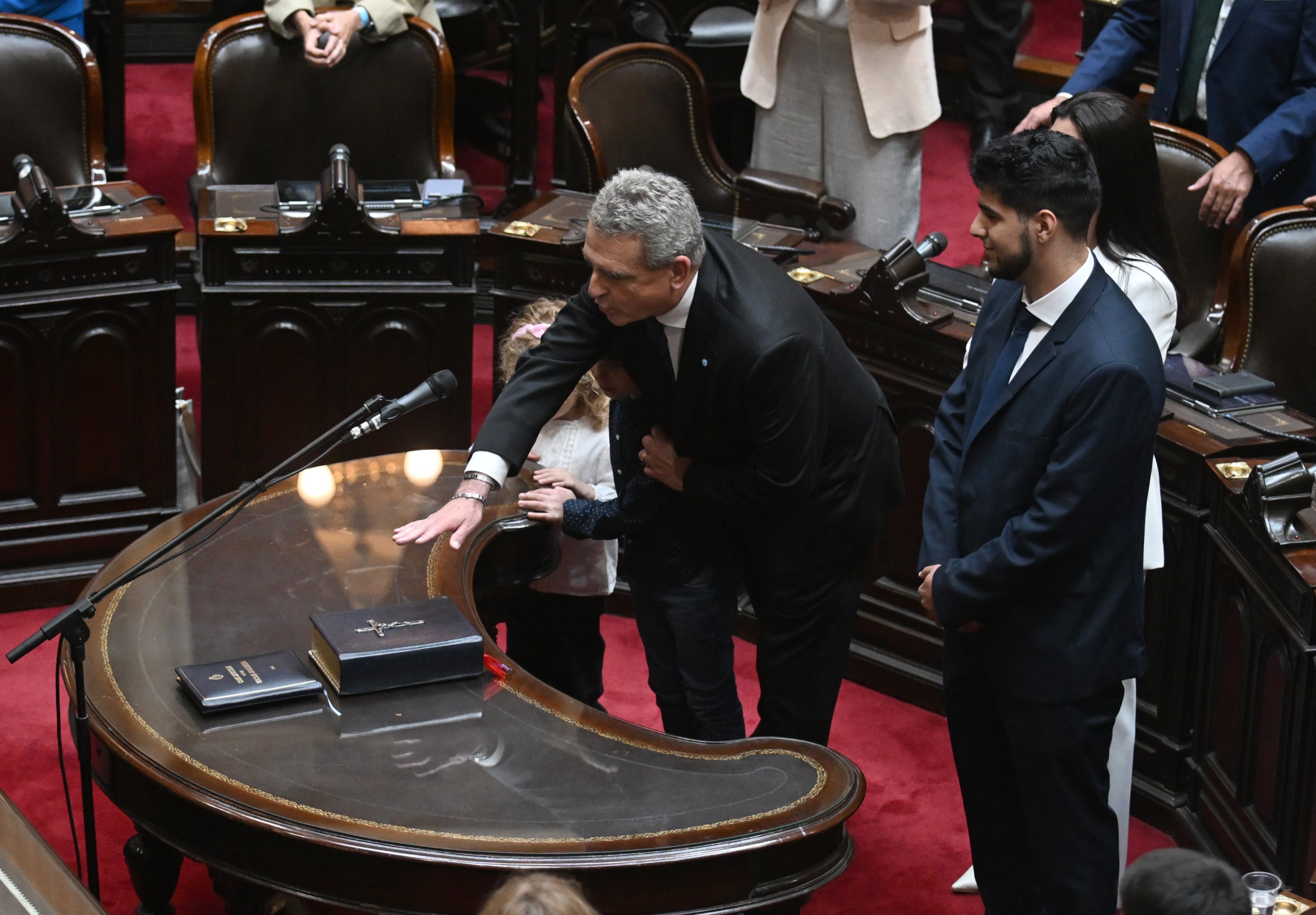 Rossi respondió las críticas de Petri en el recinto (Foto: Maximiliano Luna)