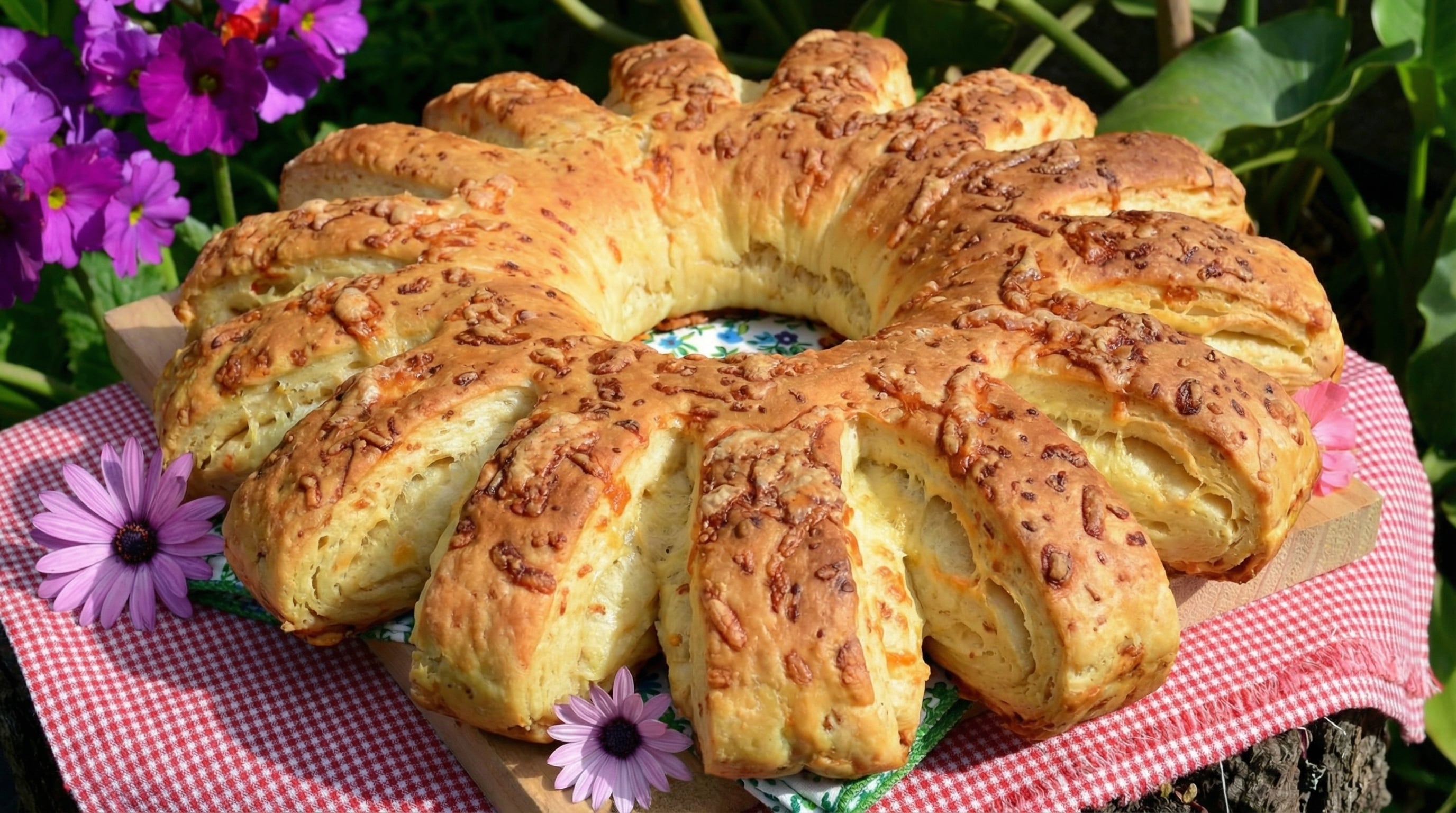 La cremona con queso parmesano es una variante del clásico pan hojaldrado argentino. (Imagen Ilustrativa Infobae)