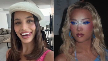 Las imágenes que confirmarían una colaboración entre Emilia Mernes y Zara Larsson: guiños y coincidencias en Miami