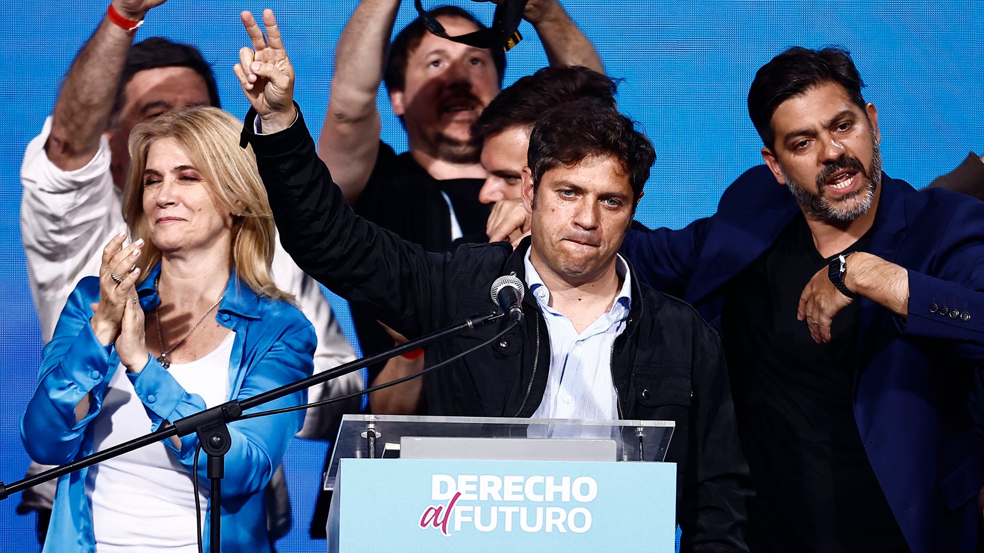 El gobernador de la provincia de Buenos Aires, Axel Kicillof (Emiliano Lasalvia / AFP)