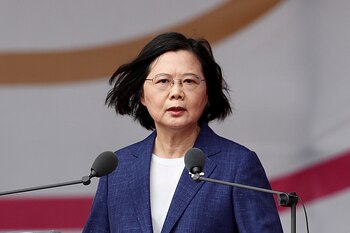 La presidenta de Taiwán, Tsai