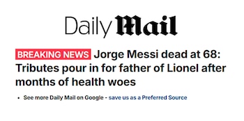 Portadas medios Jorge Messi