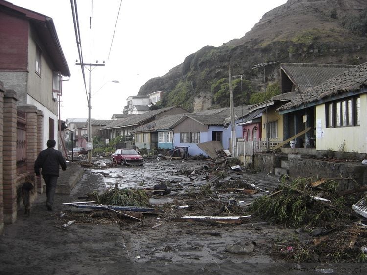 En 2010 ocurrió el sismo fuerte más reciente de Chile.
(Archivo Fotográfico y Digital de la Biblioteca Nacional de Chile)