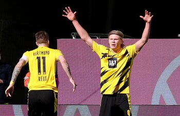 Ter Stegen se deshizo en elogios por Erling Haaland (Reuters)