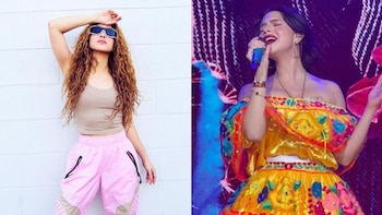 Ángela Aguilar habló de Shakira en una reciente entrevista y sus palabras causaron revuelo en redes sociales - crédito @shakira y @angela_aguilar_/Instagram