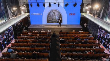 El salón Felipe Vallese, donde