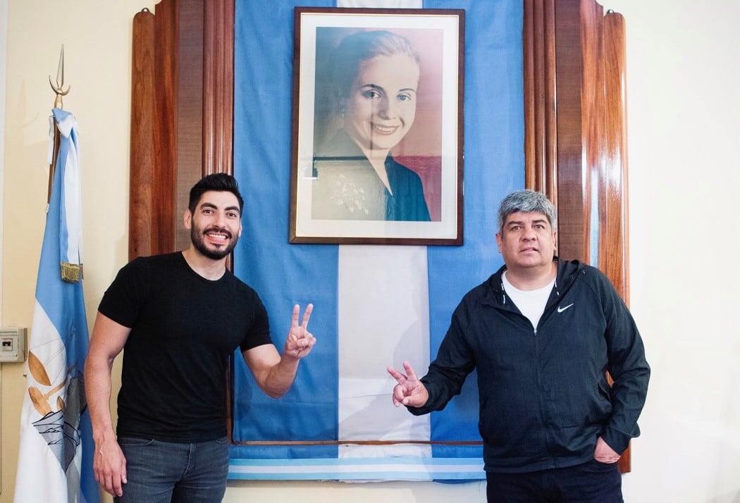 Facundo y Pablo Moyano, cuando todavía mantenían una buena relación