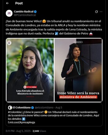 Cambio Radical también habló de