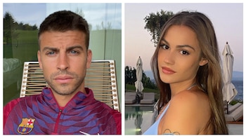 Nadia Jémez y Gerard Piqué