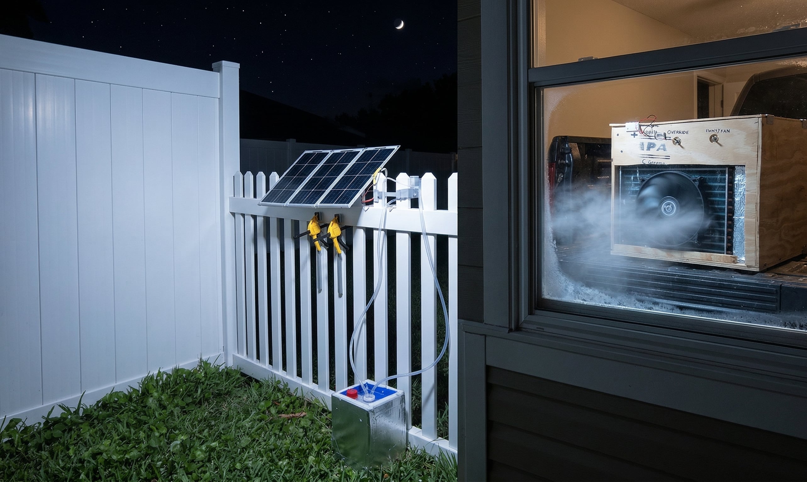 Un innovador sistema casero aprovecha energía solar para enfriar ambientes sin depender de la red eléctrica convencional (Imagen Ilustrativa Infobae)