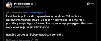 Bernie Moreno - crédito @berniemoreno/X