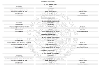 Declaración de Adrián Rubalcava.