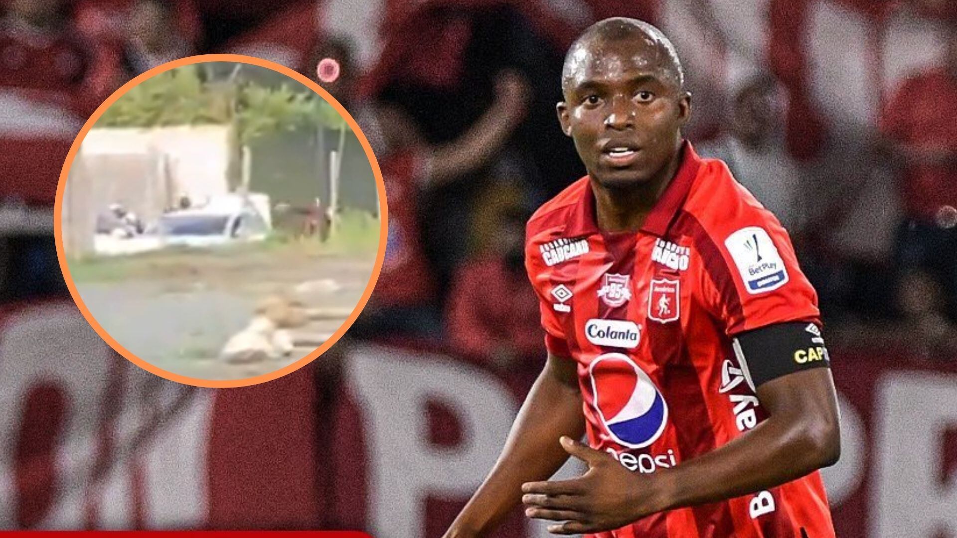 Luis Paz, jugador del América de Cali, fue víctima de un fleteo tras retirar dinero del banco: así ocurrió el asalto