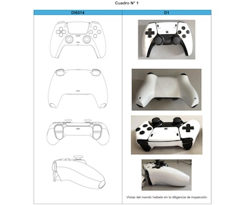 Inspección de los mandos piratas