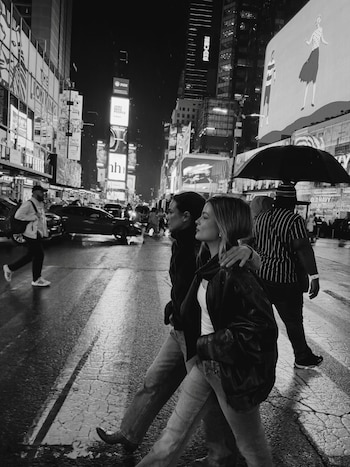 Agustina Cherri y Muna Pauls durante su viaje a Nueva York