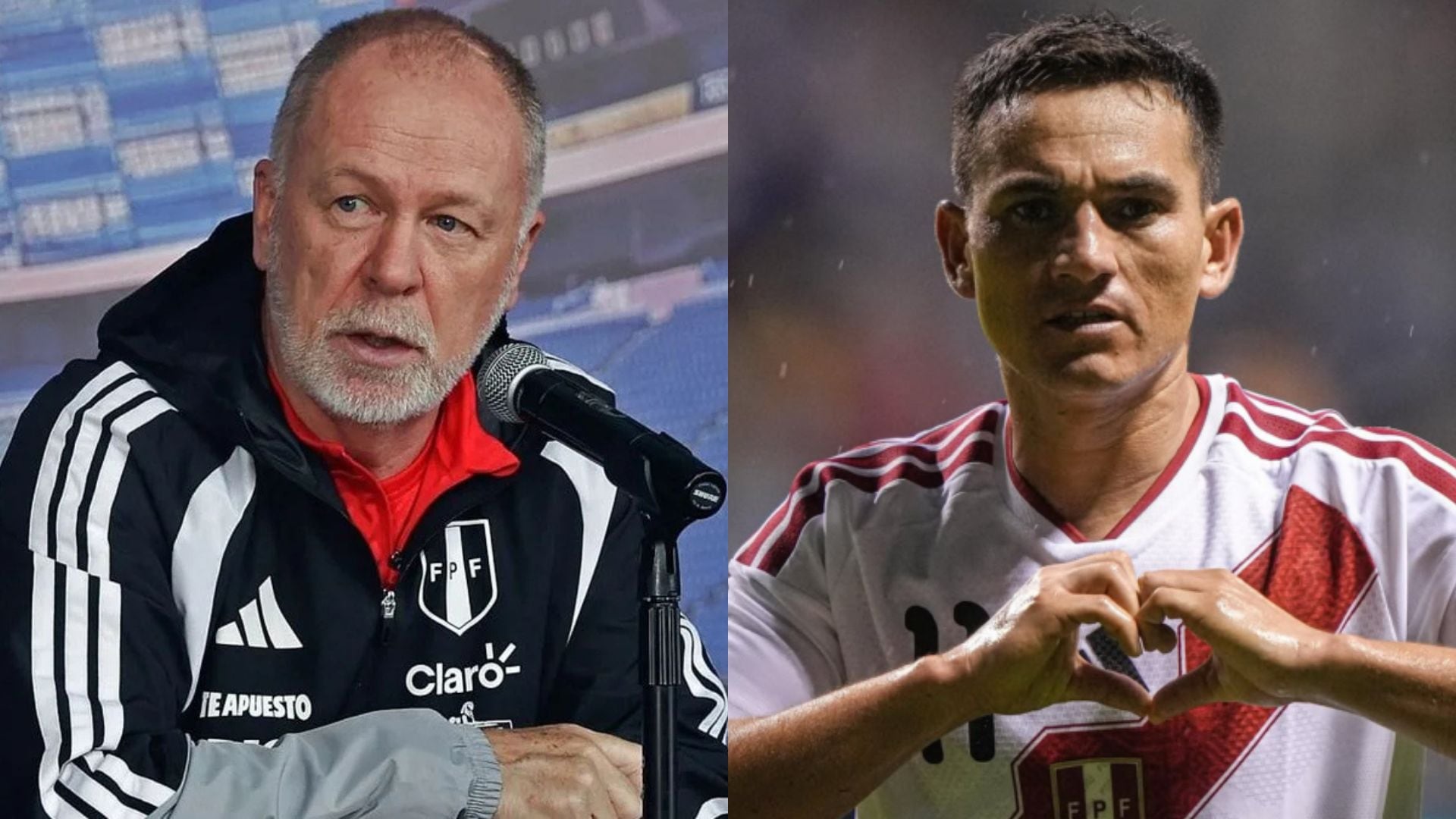 Mano Menezes valoró las capacidades de Jairo Vélez, su número '10' con Perú. - Crédito: FPF