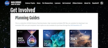 La página web de la