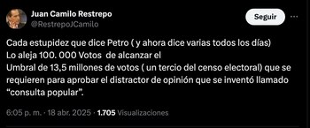 Juan Camilo Restrepo sobre la