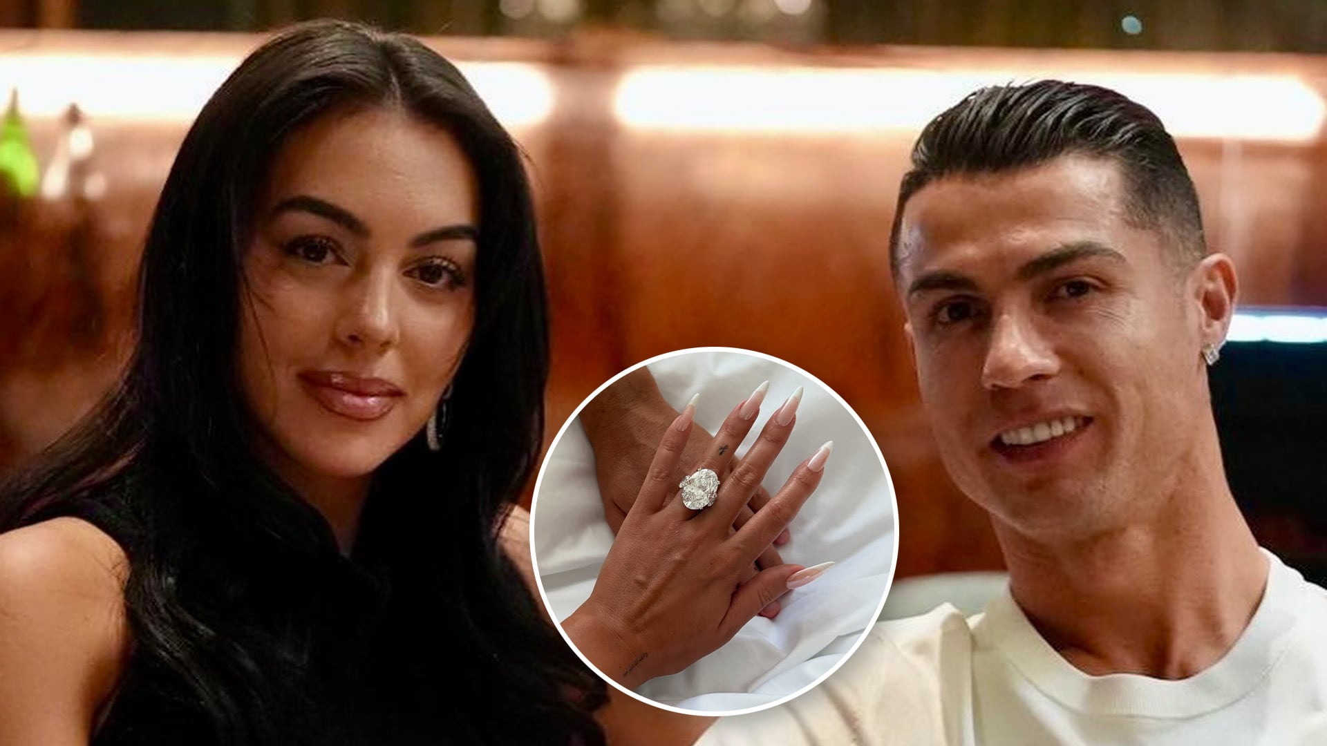 El anillo con el que Cristiano Ronaldo le propuso casamiento a Georgina Rodríguez