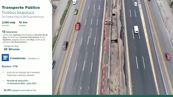 Avanza construcción del Trolebús Ixtapaluca (Captura pantalla redes)