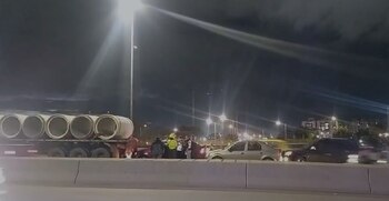 Se registró un choque múltiple