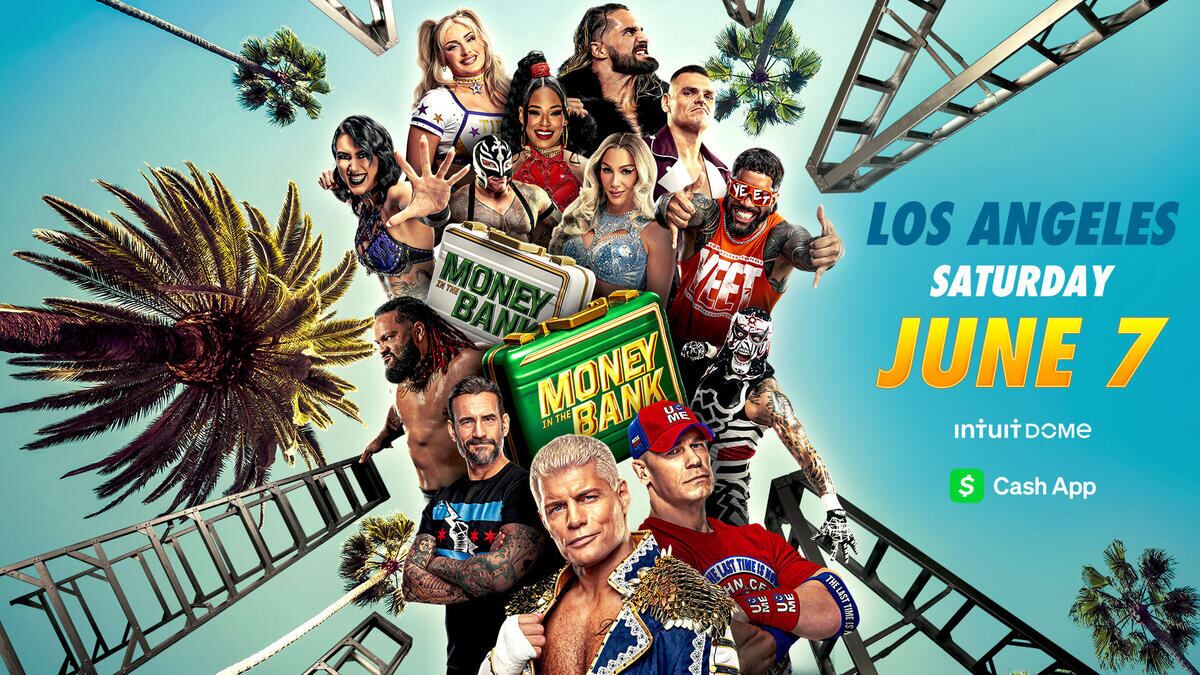 El Premium Live Event se celebrará este sábado 7 de junio en el Intuit Dome de Los Ángeles. Conoce la cartelera completa y el horario para México. (Cortesía WWE)