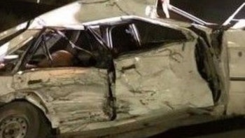 Brutal accidente en Mercedes: un