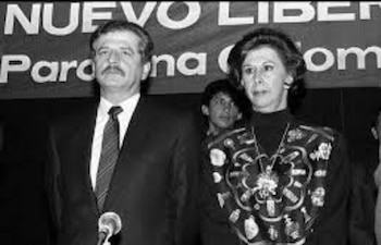 La viuda de Galán recibió