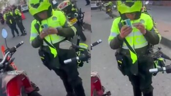 Lo hizo de nuevo: patrullera