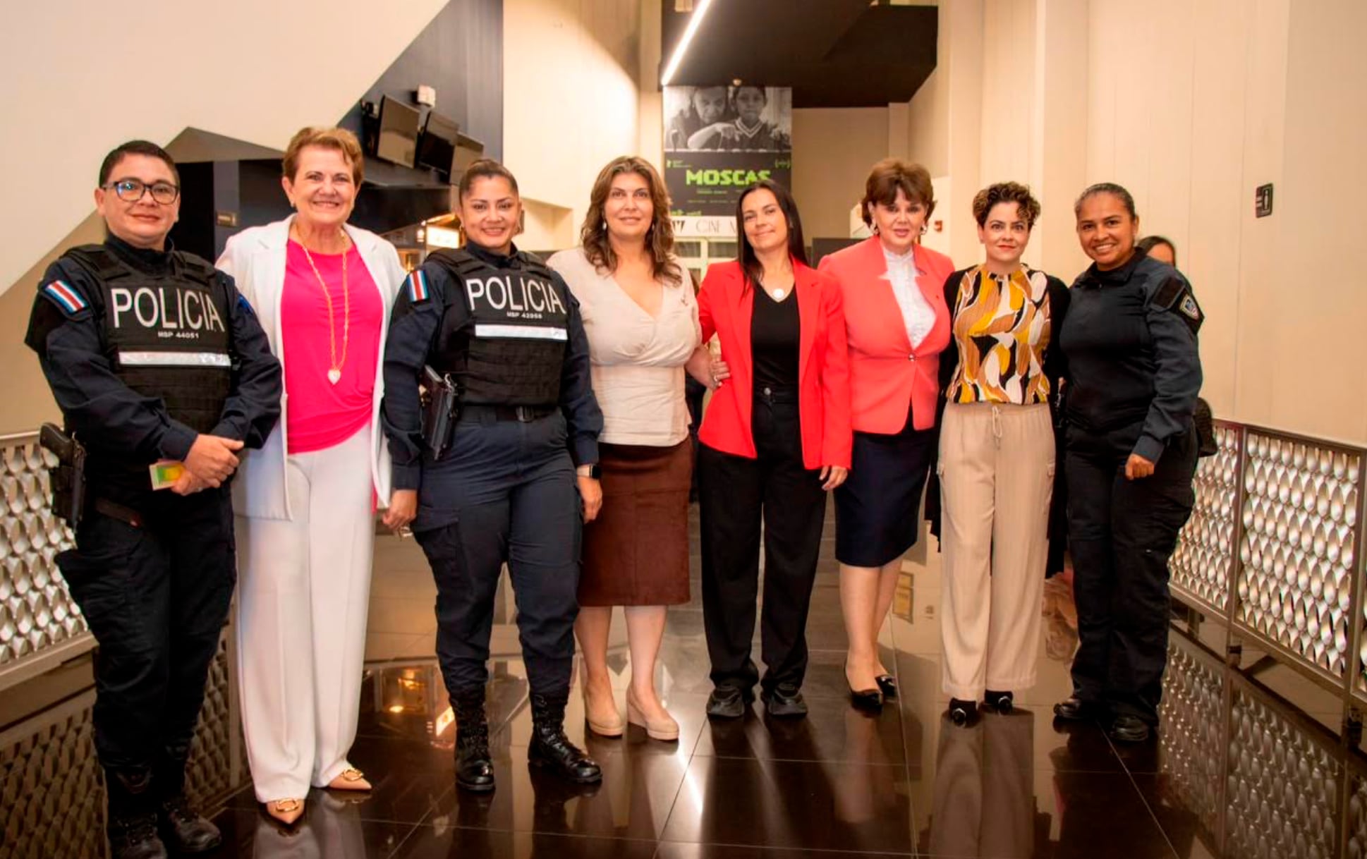 Representantes del Poder Judicial, ALAS y la Municipalidad de Goicoechea participaron en el lanzamiento del programa nacional contra la violencia de género. Cortesía: Interamericana