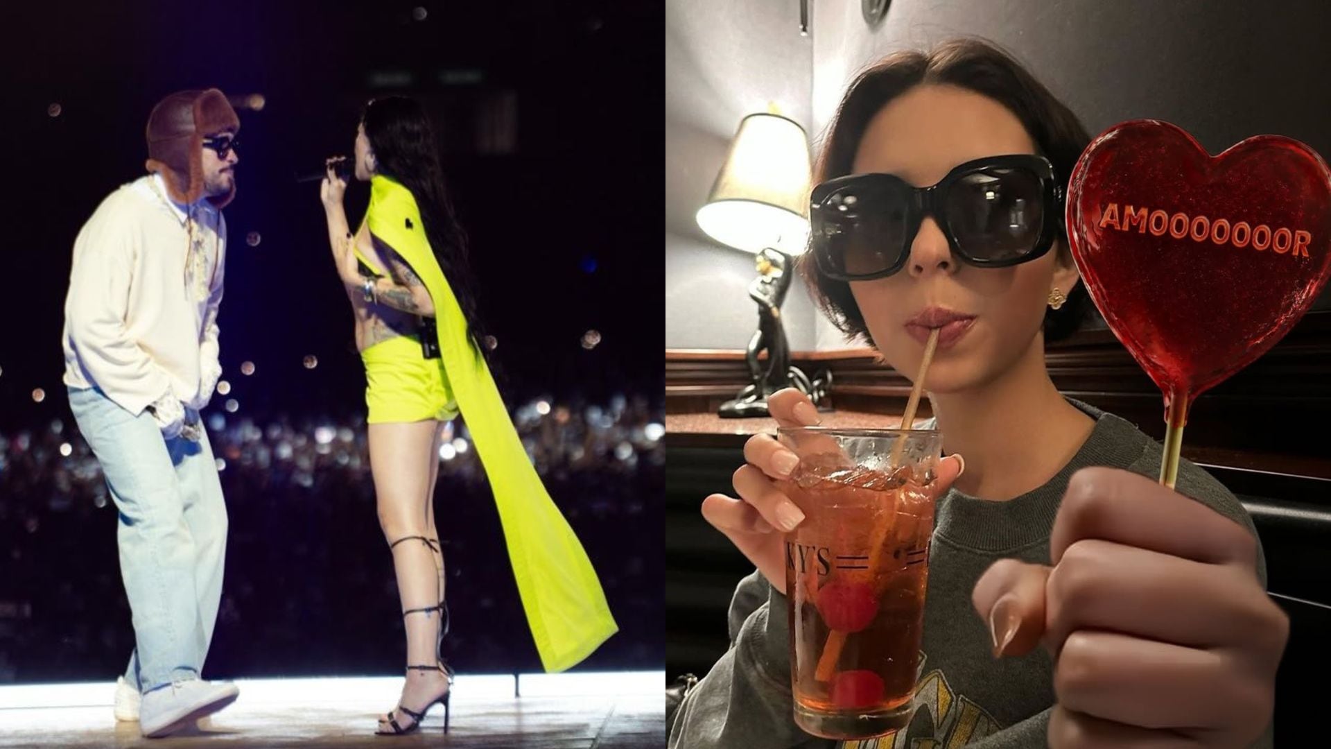 Internautas reaccionaron con ironía y respaldo a Bad Bunny y Cazzu, destacando la autenticidad de ambos frente a la figura de Ángela Aguilar y cuestionando la influencia de las dinastías familiares en la industria musical. (Instagram)