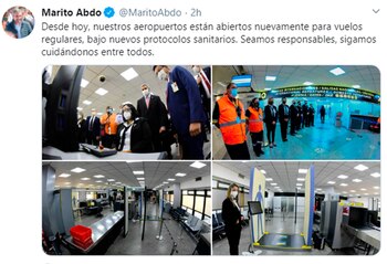 El tuit de Mario Abdo