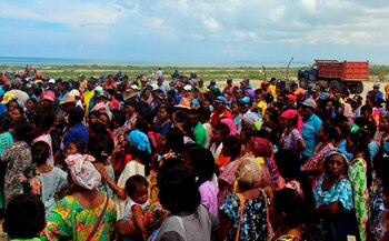 Mujeres en la ranchería Murujuy