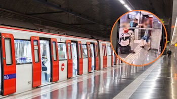 Brutal agresión en el metro de Barcelona: un joven golpea a un matrimonio de avanzada edad tras una discusión por el ascensor