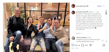 Imagen del reencuentro entre los