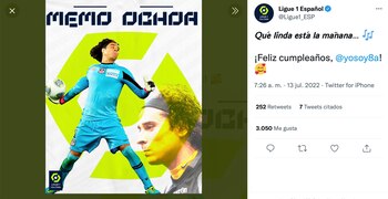 Memo Ochoa cumplió 37 años