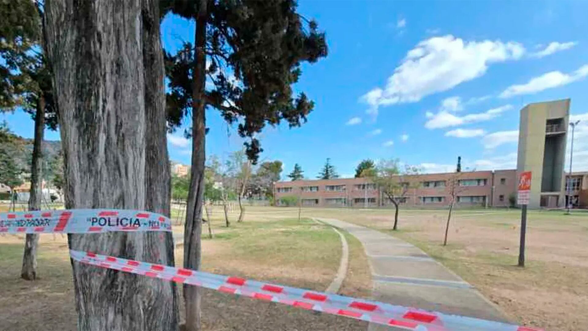 Ipem Arturo Illia de la localidad de Punilla, el colegio al cual asistía el adolescente.
