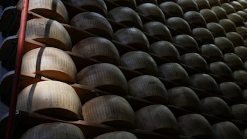 El banco italiano que acepta ruedas de queso como garantía de los préstamos: 4 millones de euros en Parmigiano Reggiano